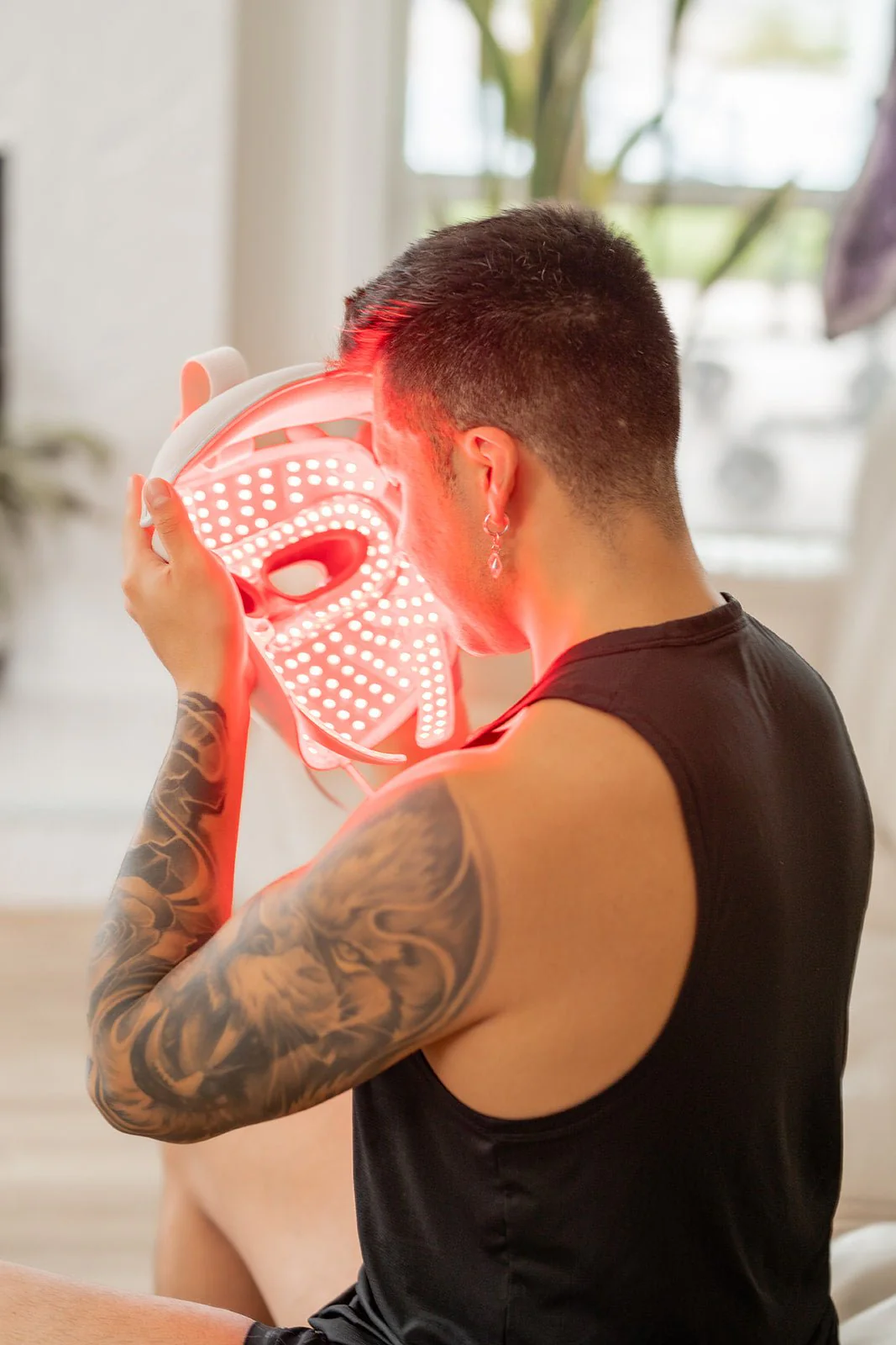 MitoGLOW™ LED Red Light Therapy Face Mask - FDA Cleared, 1,064 LEDs, 4 Wavelengths - Image 4